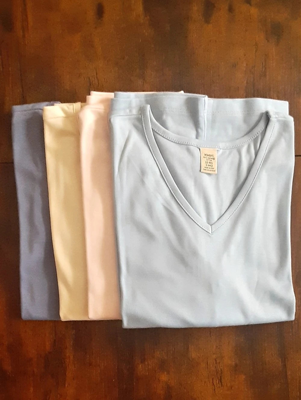 Pick 1: Women's Supima Cotton Tee, Long-Sleeve V-neck
